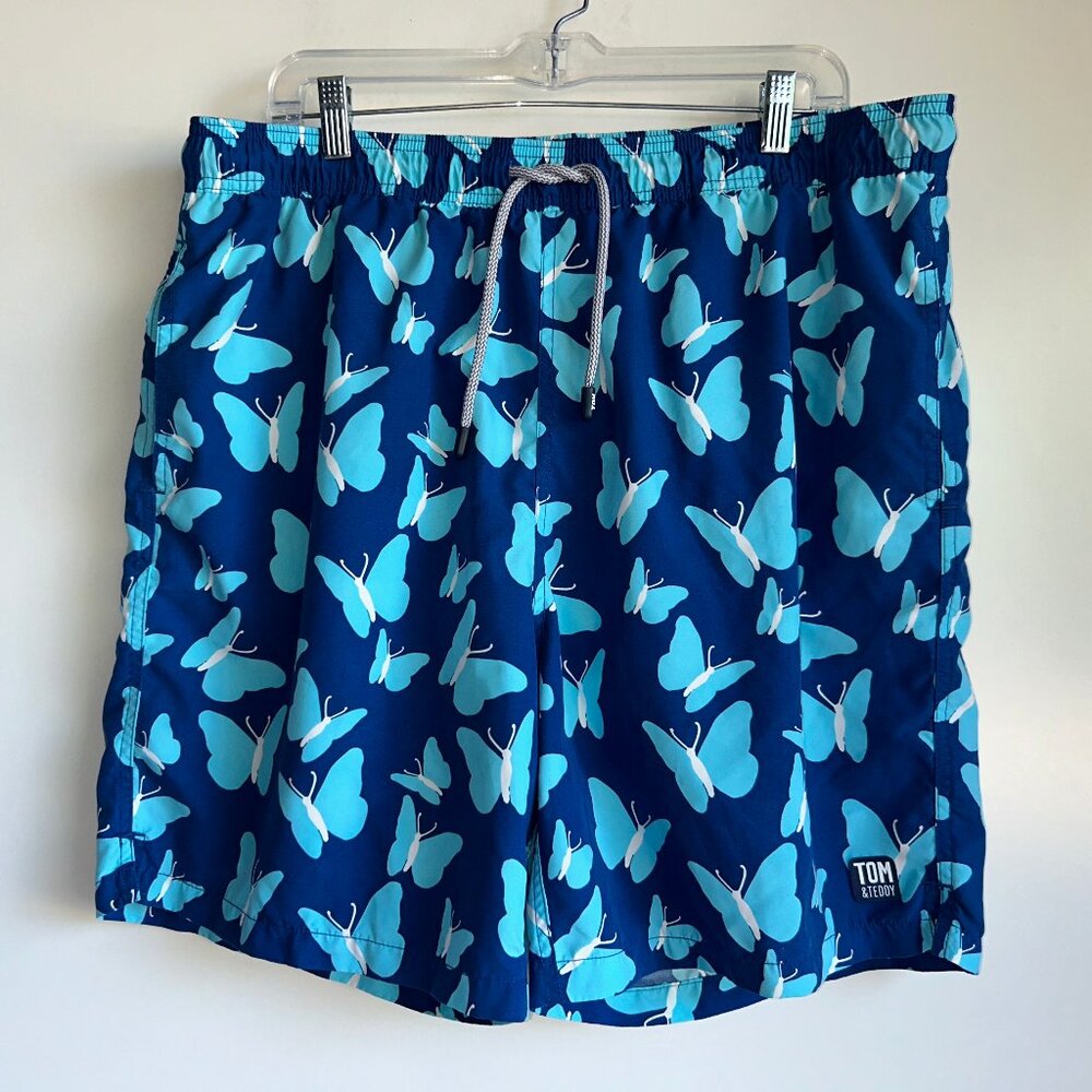 TOM & TEDDY Swim Trunks Men's XXL Butterfly
